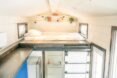 sleeping loft accessible via ladder