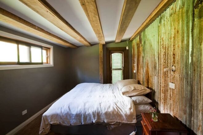bedroom with large bed