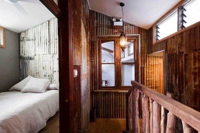 hallway with view into bedroom