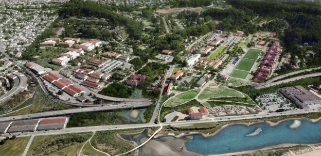aerial view of San Francisco park site