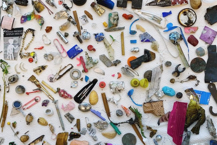 collection of street debris