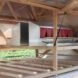 interior space of chicken coop on wheels