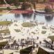 rendering of winding pathways and green space