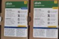cardboard boxes of dish pods and laundry pods
