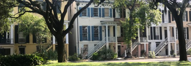 old homes in Savannah, Georgia