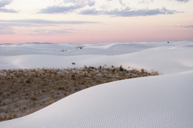 White Sands National Park at dawn