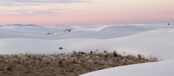 White Sands National Park at dawn