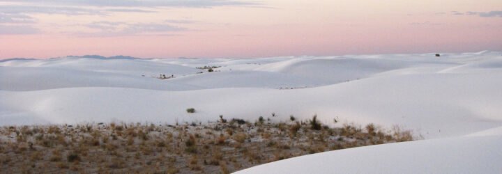 White Sands National Park at dawn