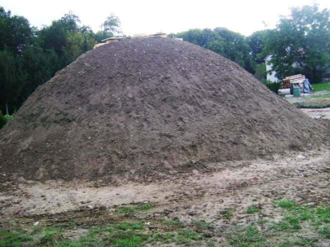 mound of dirt