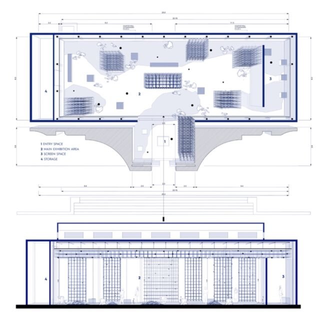 floor plan of pavilion