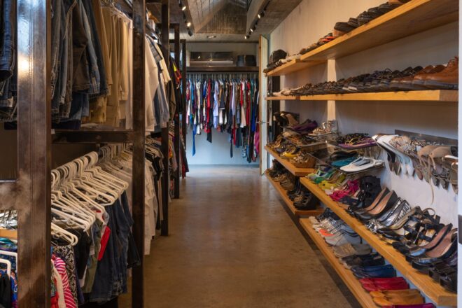 large walk-in closet
