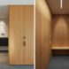 wood-lined bathroom and sauna space