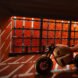 hybrid motorcycle parked in dark underground garage area