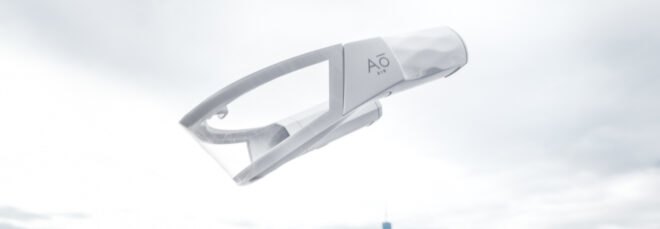 white AO mask with clear window