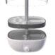 bubble-shaped machine with grey tray