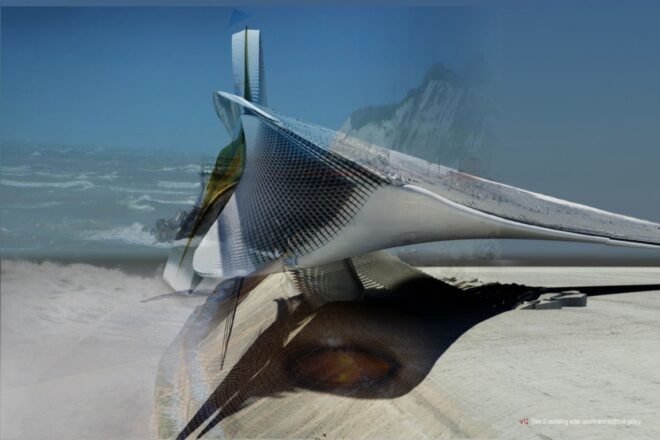 large hydroelectric sculpture