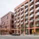 large brick building on a city block