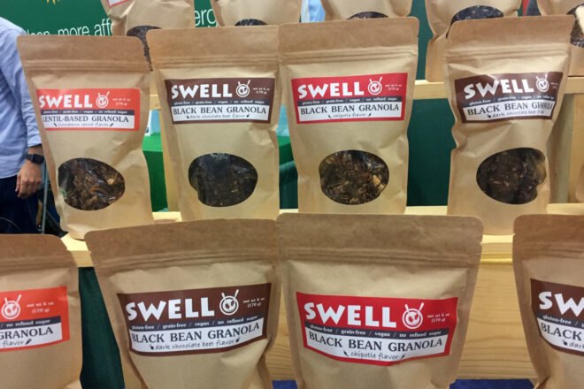 paper packages of protein granola