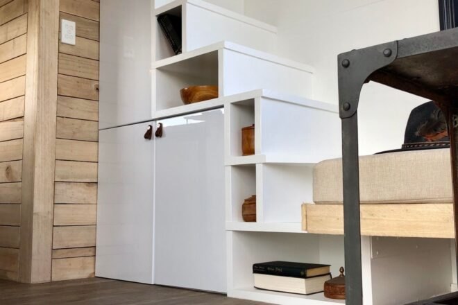 stairs that double as storage