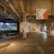 industrial room with sign that reads 