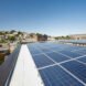 solar panels on a roof
