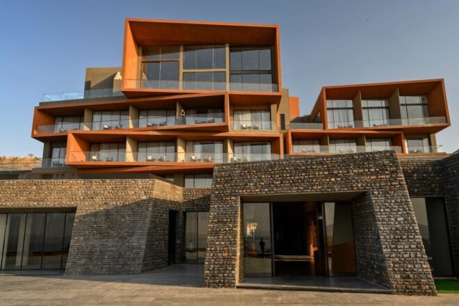 hotel with large balconies