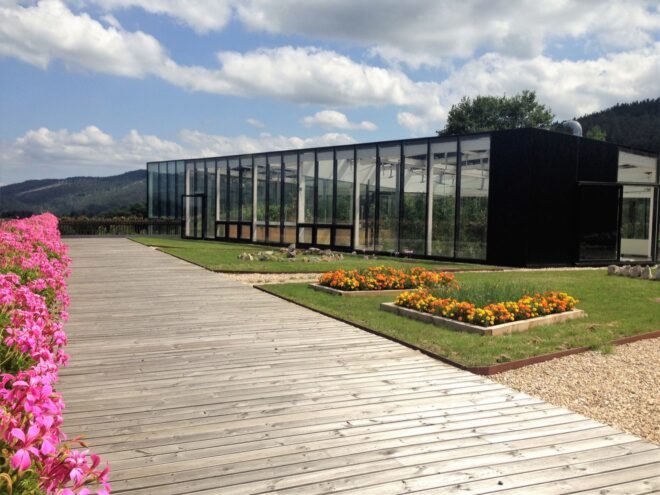 greenhouse attached to a restaurant