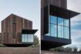 barn home conversion with all-glass enclosure