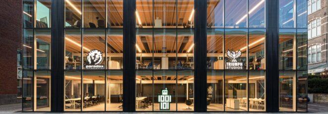 glass office building