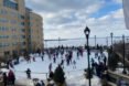 people skating in an ice rink