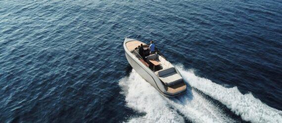 people in white electric motorboat