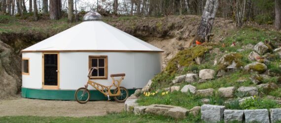 round white yurt