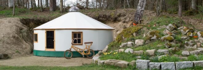 round white yurt