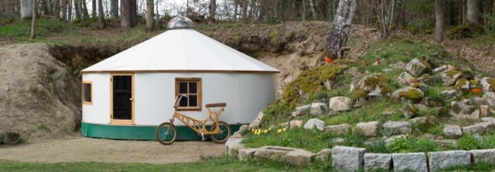 round white yurt