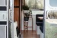entrance into an airstream trailer