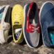 collection of boat shoes in different colors