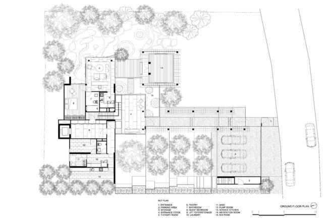 sectional diagram of home design