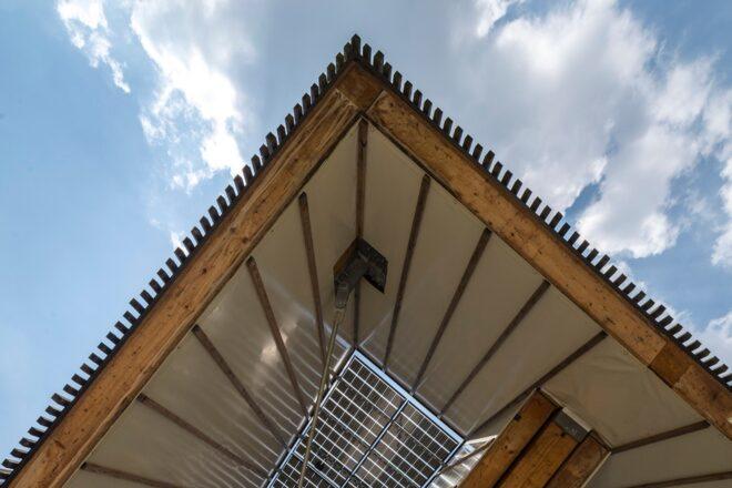 triangular rooftop