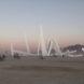 rendering of Burning Man installation made from recycled wind turbine blades