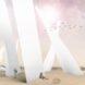 rendering of people resting against massive wind turbine blades