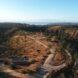 birdseye view of a rural plot of land