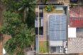 birdseye view of the home and trees
