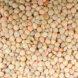 closeup of pale, tan colored lentils