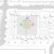 aerial diagram of small market with a grid layout