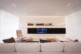 white living room with white furniture