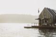 floating structure with large open-air deck