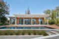 large elongated home with columns