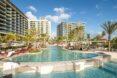 hotel complex with large pool