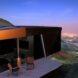 elongated tiny home with outdoor deck
