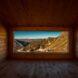 interior space with large horizontal window